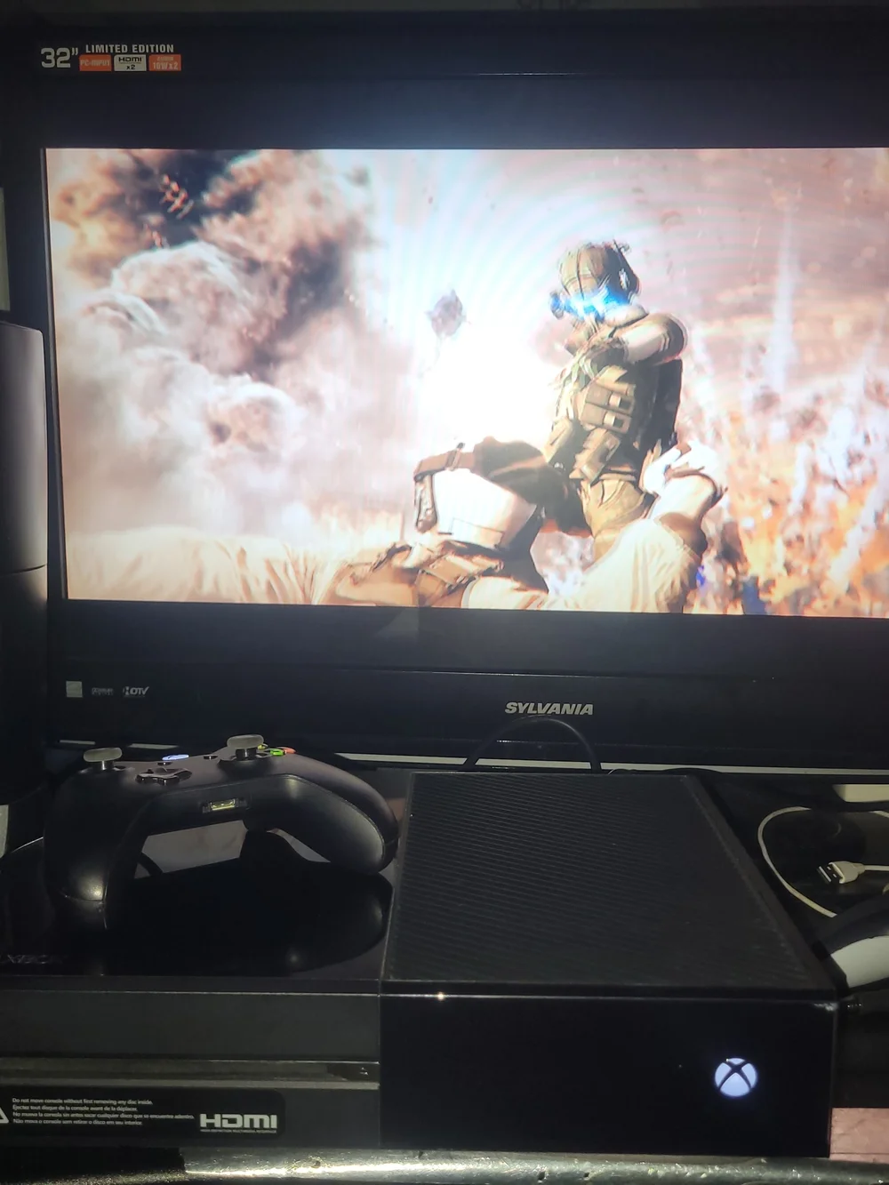One Black Console with Wireless Controller - Black